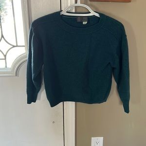 100% cashmere 3/4 sleeve sweater by Anthropologie